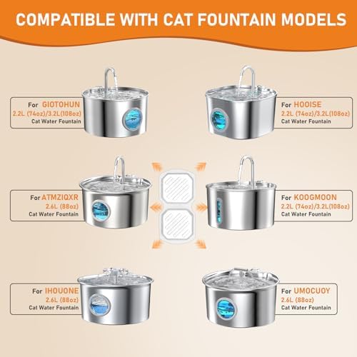 12 Pack Cat Water Fountain Filters Replacement - Image 2