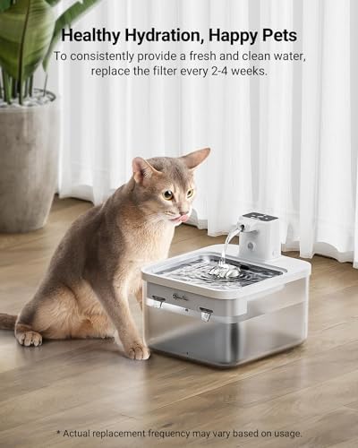 DownyPaws 6 Packs Replacement Filters for Battery Operated Cat Water Fountain DPWFP6, 3 Months Set of Replacement Filters - Image 5