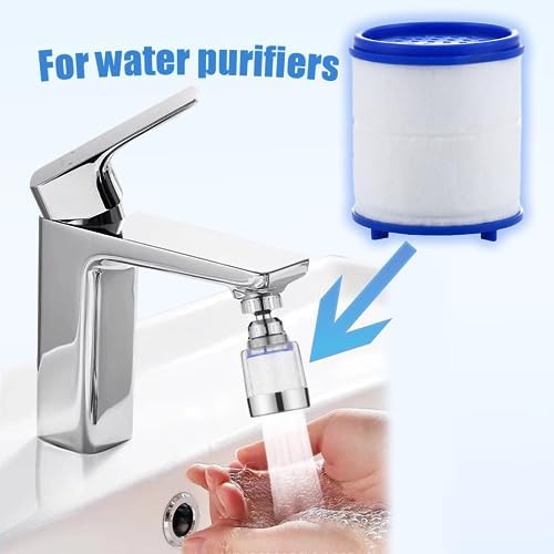 10 Pack Sink Water Faucet Filter Cartridge Replacements, Sink Water Filter Faucet Water Filter, Removes Chlorine Fluoride Heavy Metals,Soften Hard Water - Image 5