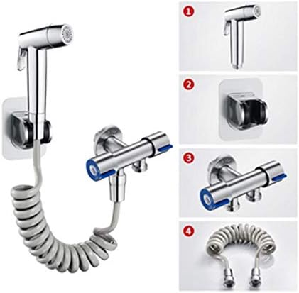 JSEIAJB Toilet Hand Held Bidet Faucet ABS Sprayer Bidet Set Sprayer Gun Toilet Spray for Bathroom Self Cleaning Shower - Image 2