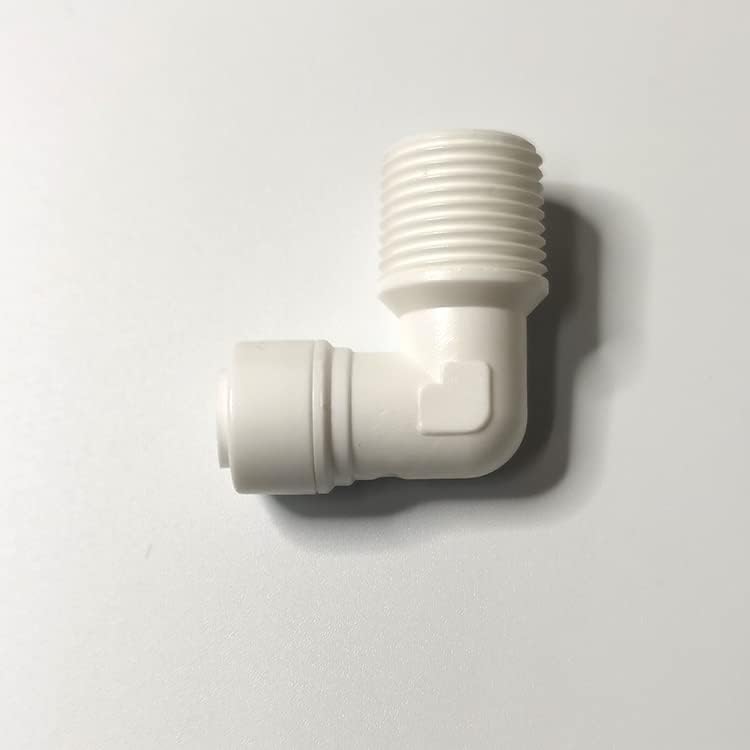 Malida Male Push To Connect Tube Fitting,water purifiers Quick Connector Drinks Dispense and water filtration system fittings (3/8 NPT Male x 1/4 OD Tube Elbow) - Image 4