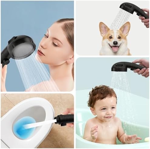 SINGSUO High Pressure Handheld Shower Head with On Off Switch - Image 2