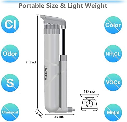 Water Purifier Survival Gear 4-Stage Portable Water Filter 1.5L/Min Fast Flow for Personal or Small Group Hiking, Camping, Travel, and Emergency Preparedness - Image 5
