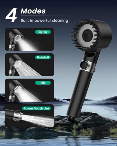 Filtered Shower Head with Handheld 4PCS Filters ShowerHead - Image 6