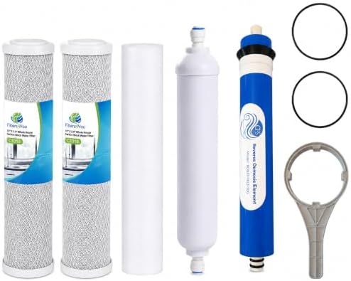 CFS 5 Stage RO Kit 50 GPD Membrane Quick Connect for Ultima VII 5SV WP5 by CompleteFiltrationServices