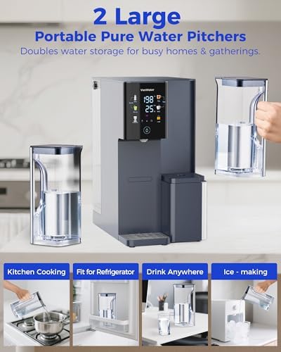 3S Instant Hot Countertop RO System with 2 Auto-Fill Pitchers - Image 2