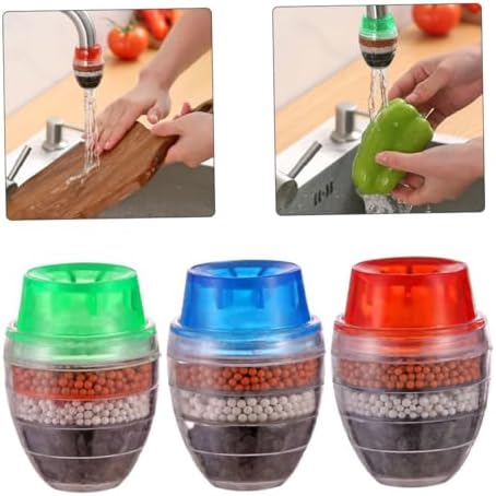 Faucet Water Purifier Faucet Filter Purifier Tap Mount Activated Carbon Filtration Device Kitchen Tool 3PCS - Image 6