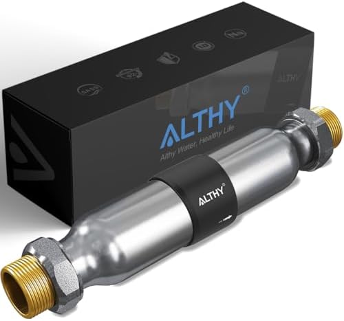 ALTHY WS200 Whole House Water Descaler System, Prevent Scale Buildup & Rust Corrosion, Alternative Traditional Water Softener, Salt Free, Electronic-Free by ALTHY