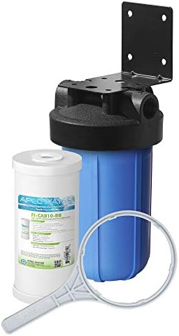 APEC Water Systems CB1-CAB10-BB Whole House Carbon Water Filter with 10" Home Filtration System, White by APECWaterSystems