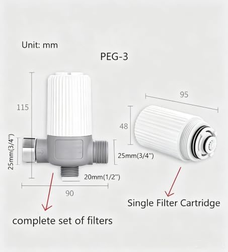 Smart Toilet Filter, 1/2" &3/4" Port,(Single Filter Cartridge) - Image 3