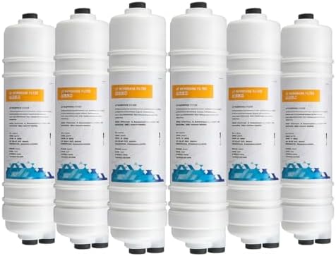 6 Quick-Connect Replacement cartridges, Size 10 x 2.6 inch (0.01 Micron) UF ultrafiltration membranes, Effectively Particles, Suitable Home Water Systems by Unknown