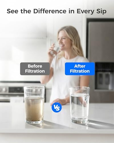 Waterdrop ADQ73613401 Water Filter, Replacement for LG® LT800P®,4 Pack - Image 6
