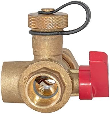 Eastman Tankless Water Heater Service Valve Kit, 3/4 Inch FNPT Union x 3/4 Inch FIP Service Valves, Brass Plumbing Fitting, 60204 - Image 2