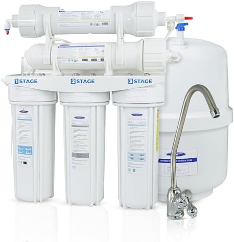Crystal Quest Thunder Ultrafiltration/Reverse Osmosis Under Sink Water Filter System –15 Stages of Filtration – Complete Installation Kit –100GPD by CrystalQuest