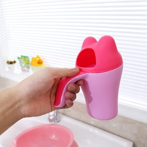 2Pcs Baby Bath Shampoo Rinse Cup, Boy Girl Shower Head for Hair Washing - Image 5