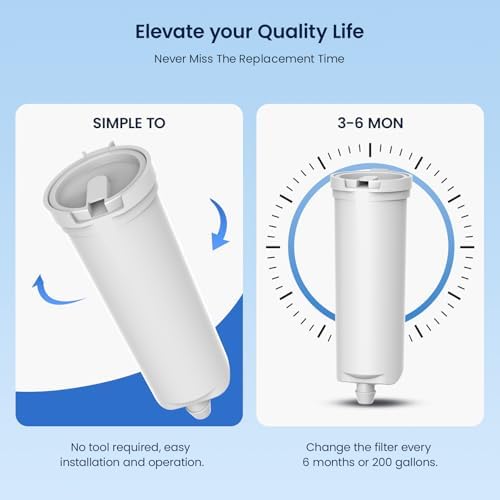 GLACIER FRESH Replacement for GE Profile Opal Ice Maker Filter 4 Pack - Image 4