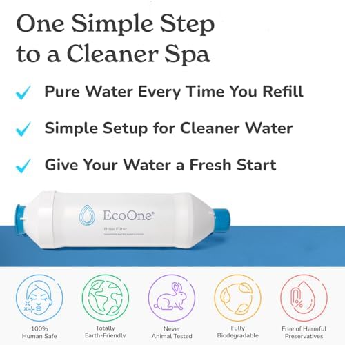 Hose Filter by EcoOne | Advanced Purification Water Filter for Garden Hose Application | Inline Dual Stage Natural Carbon Hose Filter for Filling Hot Tub & Spa | Filters up to 40,000 Gallons - Image 4