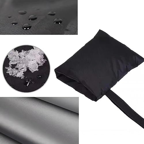 Outdoor Faucet Covers for Winter 3 Packs Hose Bib Protector Spout Cover Garden 8.7" x 7" x 2", Outside Spigot Pipe Freeze Protection Cover Insulated Tap Pouch (large) - Image 4