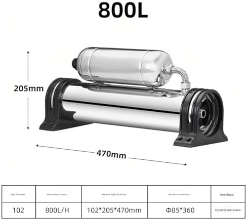 800L Lifesense Home Water Purifier with Stainless Steel Filter and Central Ultrafiltration for Tap for Filtration - Image 2