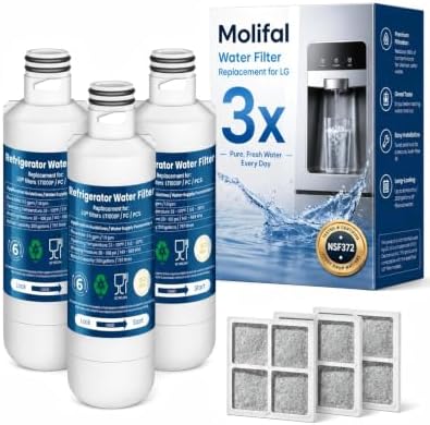Water Filter Compatible with LG LT1000P, ADQ747935-3PCS by Unknown