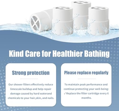 Shower Head Filter Replacement Compatible with Jolie, Mist&aguacero,4-Pack - Image 5