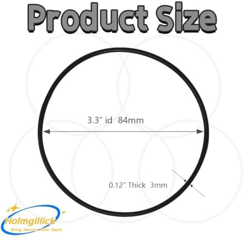 6 Pack WS03X10038 O-Ring Fits GE 2.5 Inch Water Filter GXWH01C - Image 2