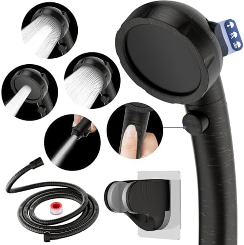 HANLIAN On/Off High Pressure Handheld Shower Head for RV Camper by HANLIAN