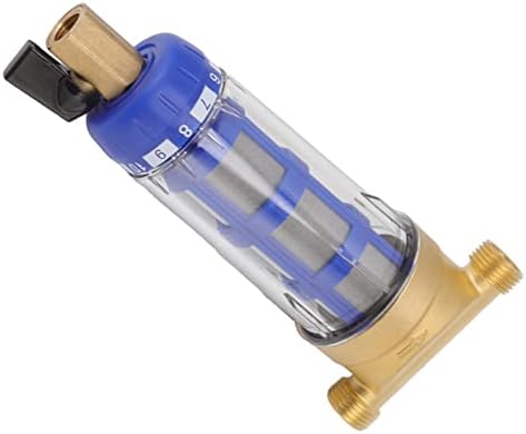 Cyclonic Sedimentation Water Filter, 99.99% Large Particle Removal Rate, 30 Years Core Replacement Free Backwashing Water Filter for Washer with Copper Material, for Washer - Image 7