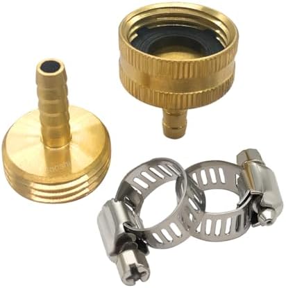 Hooshing 1/4" Garden Hose Repair Kit, Male and Female Hose Mender Connector by Hooshing
