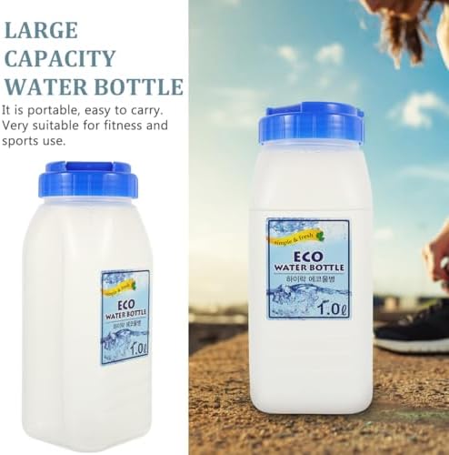 Large 64Oz Plastic Cold Water Bottle with Lid Portable Juice and Milk Storage Container for Home Fitness Outdoor Use - Image 2