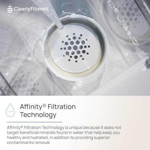 Clearly Filtered Water Filter Pitcher, 10 Cup BPA Free Water Filtration - Image 6