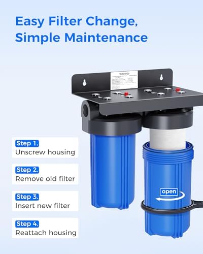 Waterdrop WF10F Whole House Water Filter, Compatible with WHF21-FG, 2 Pack - Image 6