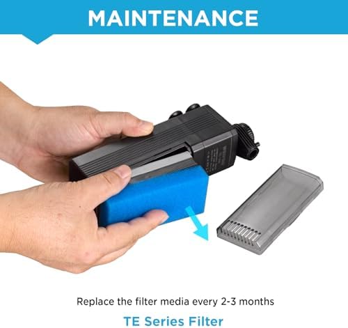 Replacement Cartridge for Fish Tank Filter TE-200 with Aquarium Filter Foam, Active Carbon and Ceramic Ring(TE200-S) - Image 6