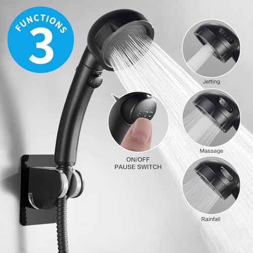 KAIYING RV & Camper High Pressure Handheld Shower Head with Pause Button - Image 2