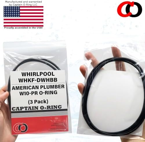 Captain O-Ring - Replacement O-Rings for Whirlpool WHKF-DWHBB (WHKF-C9) & American Plumber W10-PR (W10-OR) (3 Pack) - Image 7