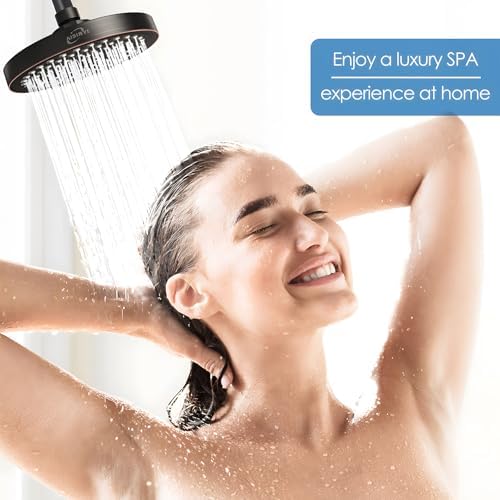 6" Rain Shower Head & 6" Shower Arm, Luxe Oil Rubbed Bronze Finish - Image 2