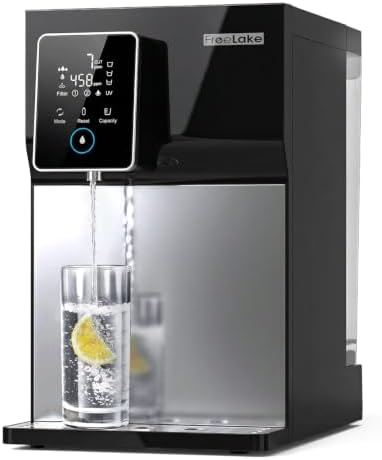 Countertop Reverse Osmosis Water Filter, Tank or Direct Water Line by Freelake