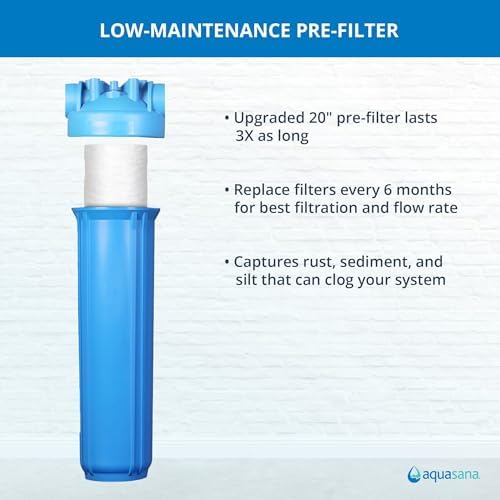 Aquasana Max Flow Whole House Water Filter | Carbon & KDF | WH-1010-CT-LM - Image 4