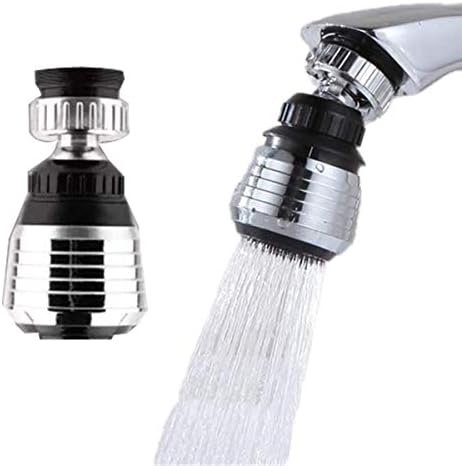 2 Pack Faucet Filter Aerator Sprayer, Sink 360 Swivel Water Tap Saving for Kitchen Bathroom (Short) by AntranStore