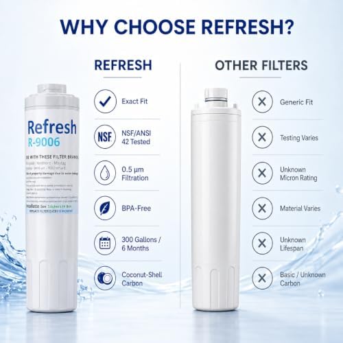 Refrigerator Water Filter Replacement for Whirlpool UKF8001, 4-Pack - Image 7