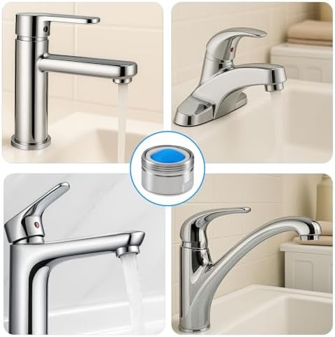 9 Pack Kitchen Faucet Aerator, 15/16" External Thread Sink Aerator - Image 6