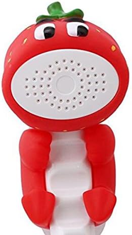 YIHANG @ Cartoon Animals Hand Held Shower Head Bath Lovely Fashion Toys Wall Mounted Children Playing Water Spray,Strawberry - Image 2