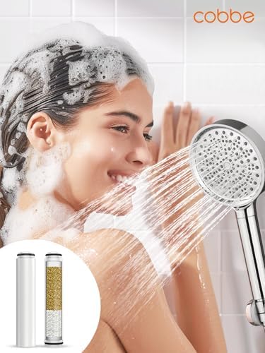 Cobbe 4 Pack Replacement Filters for Handheld Shower Head - UPGRADE FILTERING DURATION - Remove Chlorine - Reduces Dry Itchy Skin - Image 7