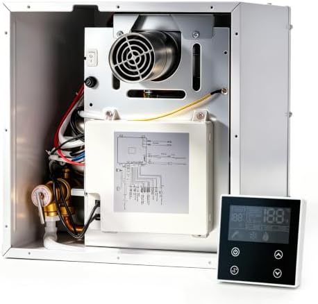 RV Tankless Water Heater 48,000 BTU, 2.5 GPM On-Demand Instant Hot Water, 12V DC, High Altitude Ready Up to 9,800ft, CSA Certified Energy Saving Heater for RVs and Campers by GidroxRVSolutions