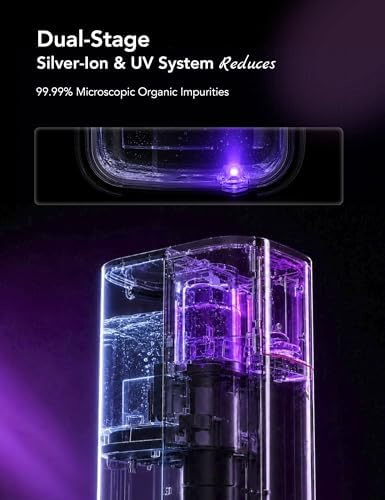 Leysern Countertop Reverse Osmosis Water Filter with UV, No Installation - Image 4