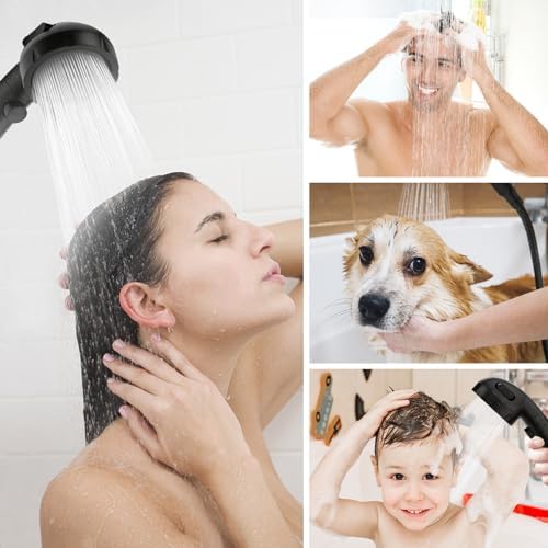 HANLIAN On/Off High Pressure Handheld Shower Head for RV Camper - Image 2