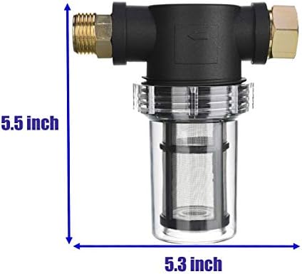 M MINGLE Garden Hose Filter for Pressure Washer Inlet Water, Power Pressure Washer O-Rings - Image 4
