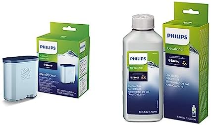 Philips AquaClean Original Calc and Water Filter & Machine Descaler, Perfect Descalcification for a Prolong Machine Lifetime, 1 Descaling Cycle, Bottle of 250 ml, (CA6700/47) by Unknown