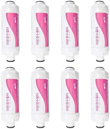 Water Purifying Ion Resin Filters for Bidet/Shower/Sink 15mm Screw Type 8ea Set by Unknown