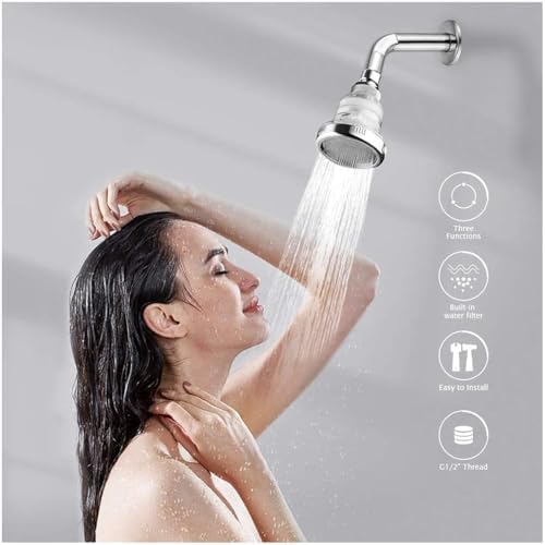 2pcs Shower Head Replacement Filter Cartridge - Chlorine & Flouride Shower Filter and Reduces Dissolved Solids - Hard Water Filter for Water Softener Shower Head - Image 6